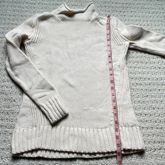 J. Crew Always 1988 Cotton Rollneck Sweater in Cream XXS - Picture 12 of 13
